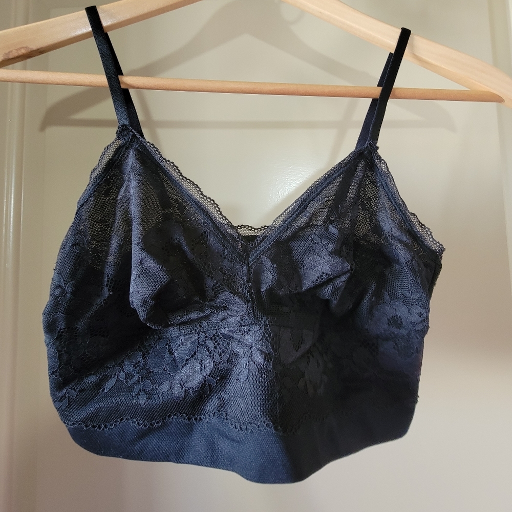 Victoria's Secret Lace Bralette- Small,Black